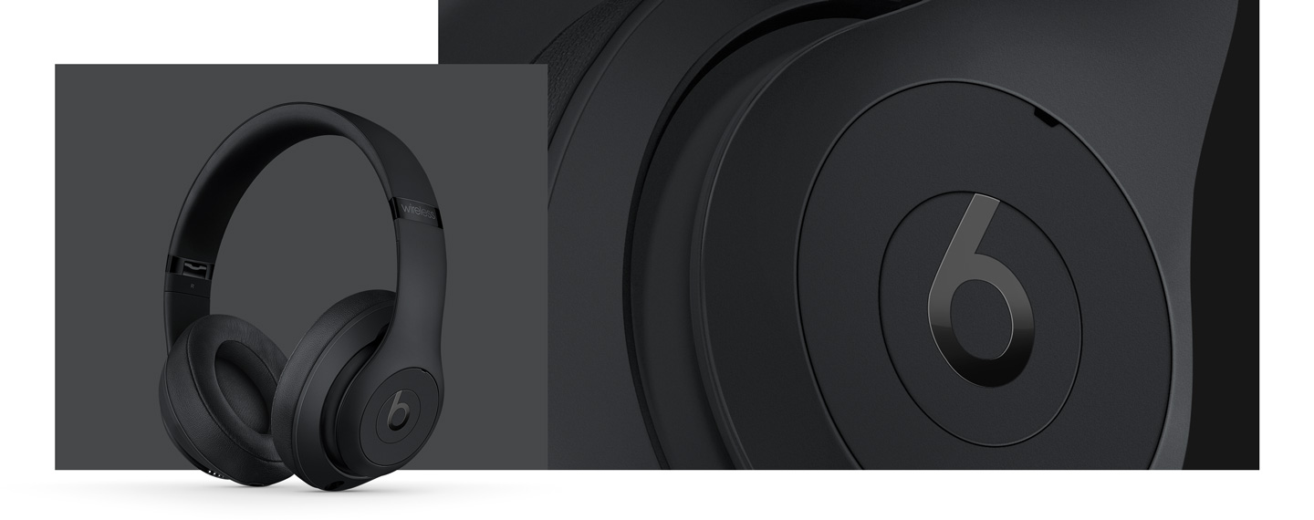 Наушники Beats Studio3 Wireless Over-Ear Headphones - Matte Black
